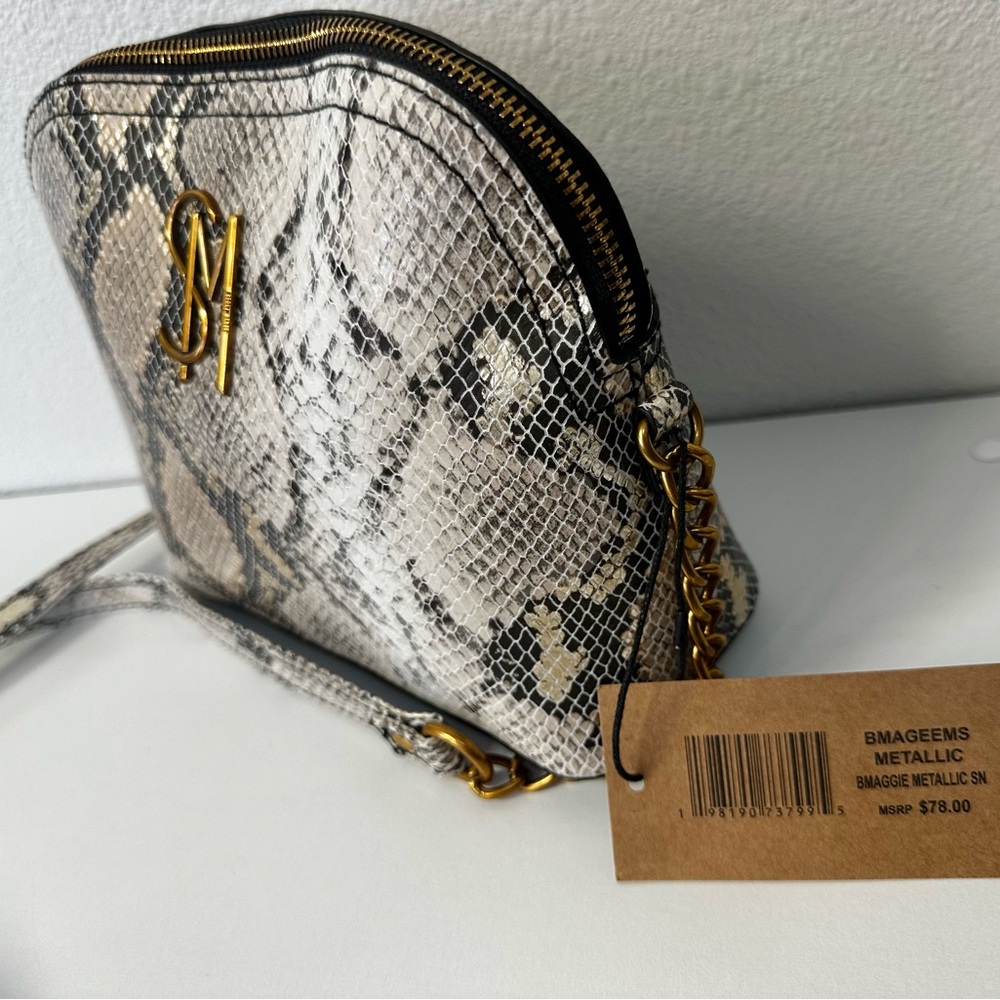 Steve Madden Exotic Snake Print Crossbody Bag, New With Tags - Picture 4 of 8